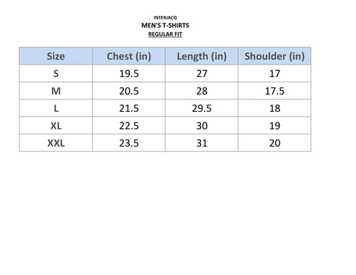 Interjacq Mens T-Shirt - Bricks Pattern - Regular Fit - Khaki - IM60K