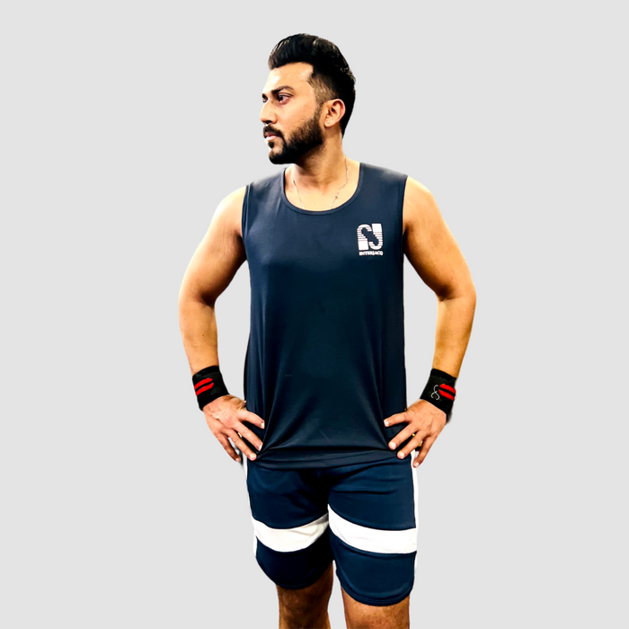 Tank Top Sando Dry Fit T-Shirt - Grey - IM34