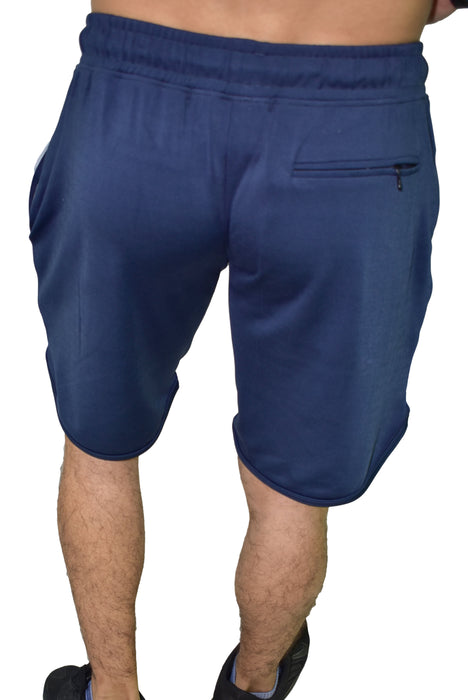 Mens Stripe Shorts - Blue - IM65