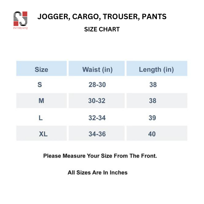 Jogger Trousers for Men - Black - IM14