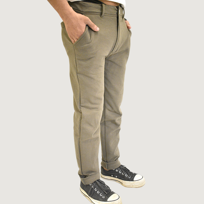 Super Soft Extra Stretch Interlock Pants  - Olive - IM39