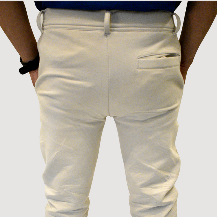 Super Soft Extra Stretch Interlock Pants  - Cream White - IM37